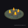 Yellow/white light flicker Led Floating Candle